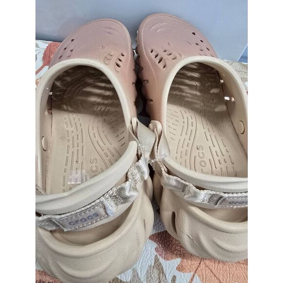 Crocs Echo Clog Pink Clay Men 7 Women's Size 9 - Picture 4 of 5